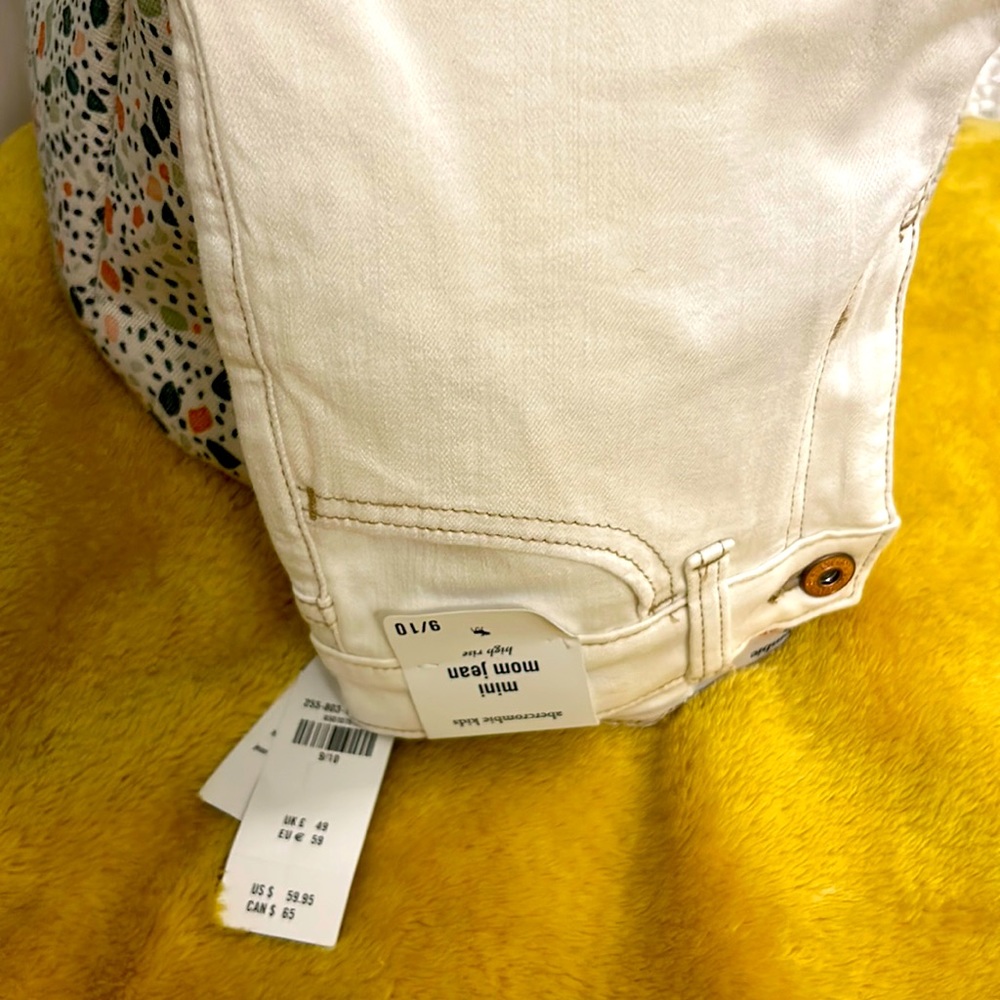 abercrombie high rise mini mom jean